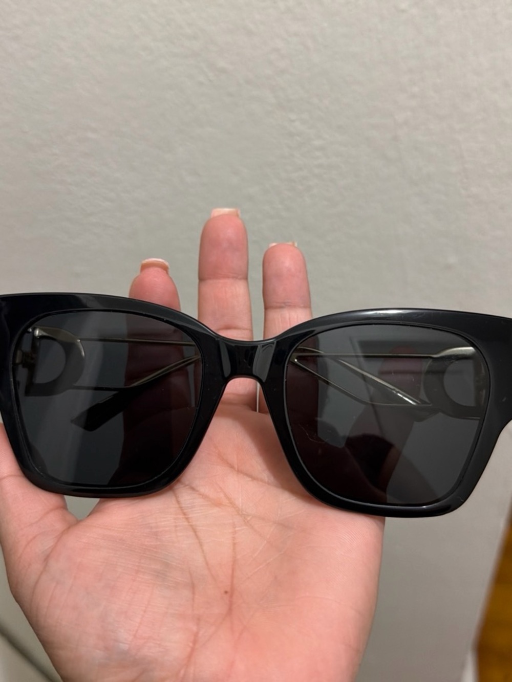 Dior Black Women's Square Sunglasses